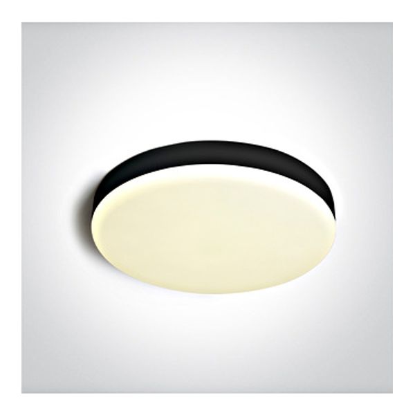 67220A/B/V BLACK PLAFO 26W CCTV IP65 230V image 1