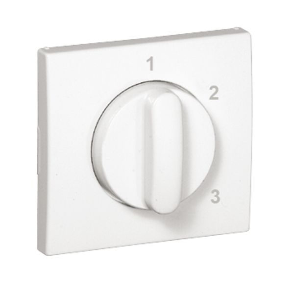 COVER PLATE F/3 POSIT ROTARY SWITCH WHITE image 2