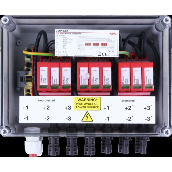 T2 junction box, IP65 encl. f. PV sys. image 1