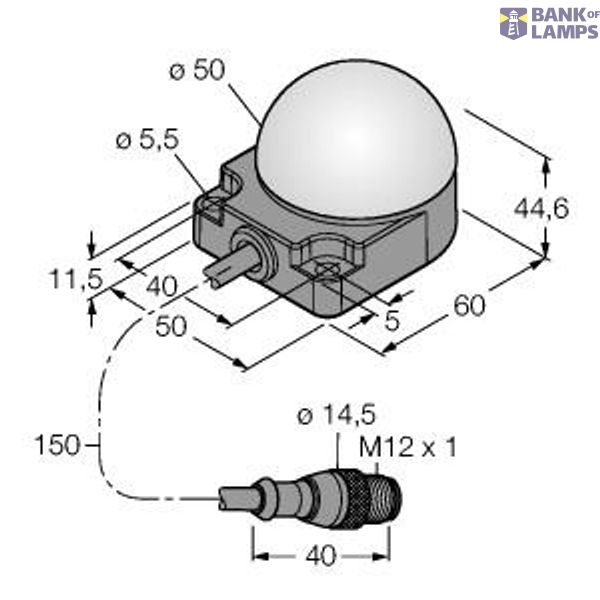 LED Signal Light Beacon   K50FLGRY6NQP image 1