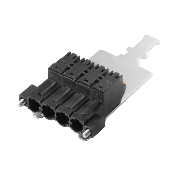 PCB plug-in connector, male plug, 7.62 mm, Number of poles: 4, 180°, PUSH IN with actuator, Tension-clamp connection, Clamping range, max. : 2.5 mm², Box image 1