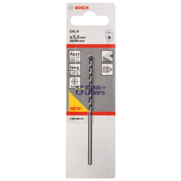 Concrete drill bit CYL-5 3,5 x 50 x 90 mm image 2
