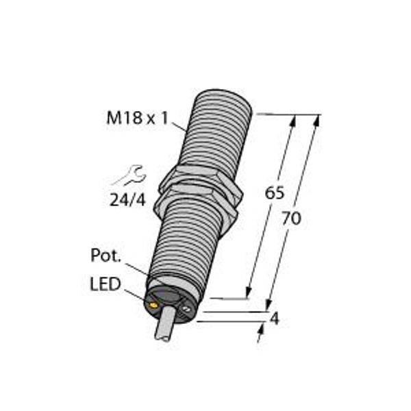Capacitive Sensor   BC5-M18-AZ3X image 1