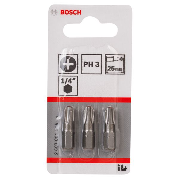 Screwdriver bit Extra Hard PH 3, 25 mm 3 pcs. image 3