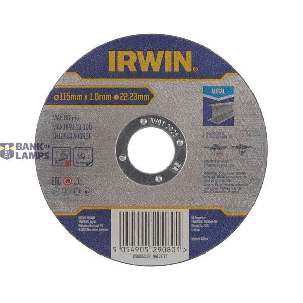 Flat Metal Cut B/Disc 115x1.6 image 2