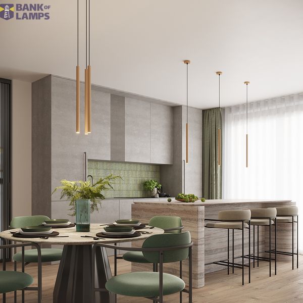 Pendant lamp ARCHE 1 gold image 7