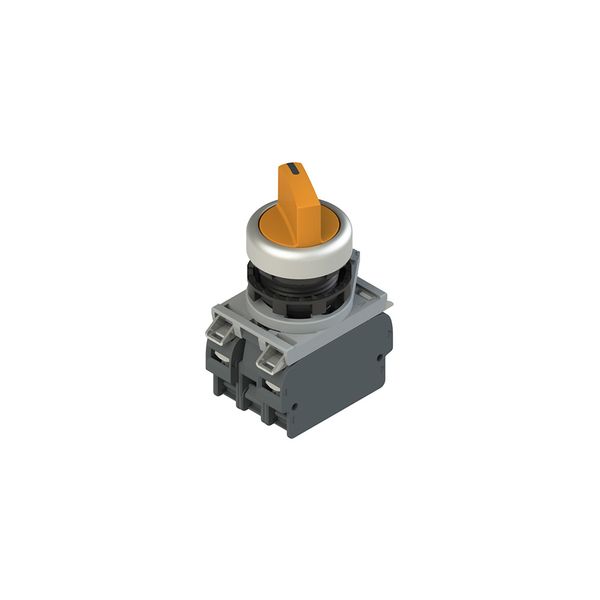 Complete unit with illuminated 4 positions selector, fixing adapter and contacts image 1