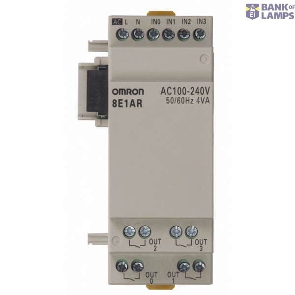 I/O expansion unit, 4 x 100-240 VAC inputs, 4 x relay outputs 5 A ZEN 3007R image 1