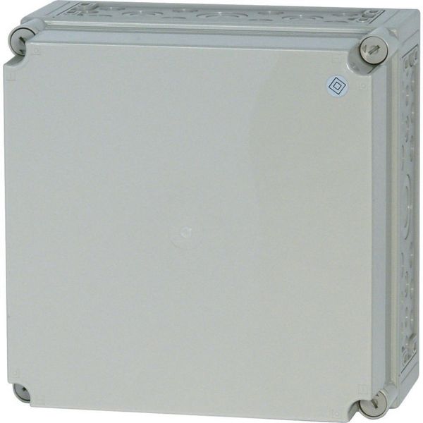 CI44E-200-RAL7035 Insulated enclosure, +knockouts, RAL7035, HxWxD=375x375x225mm image 2
