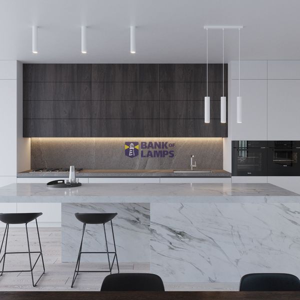 HANGING LAMP LAGOS 3P WHITE GU10 3X40W IP20 image 3