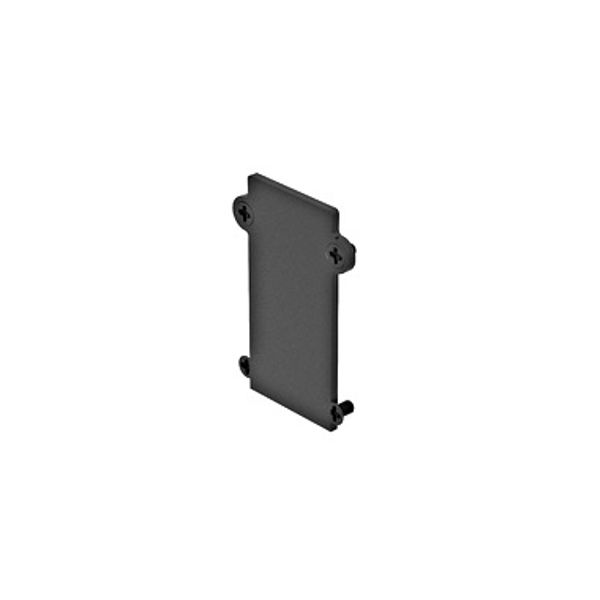 48V FRAMELESS TRACK ENDCAP 2 PCS BLACK image 1