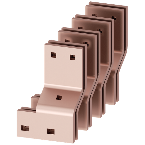 Connection lugs distribution busbar up to 4x50x10 mm system: non-cascaded, main busbar: front, position: left top, right bottom, D: 600, 800 mm W: image 1