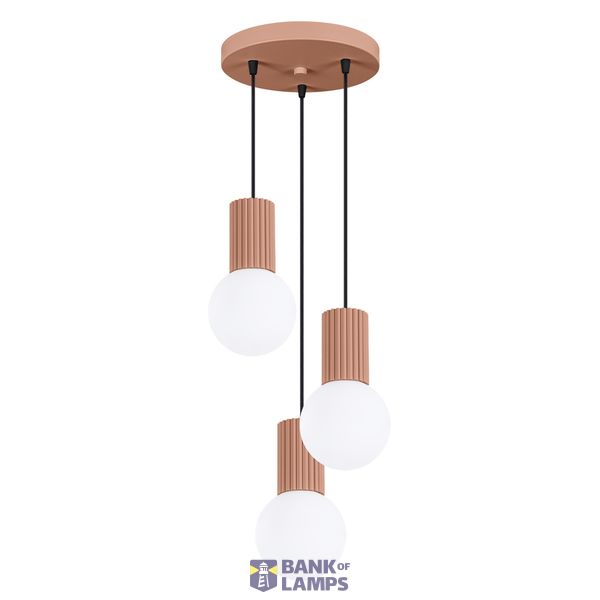 Pendant lamp HALO 3P mocha image 10