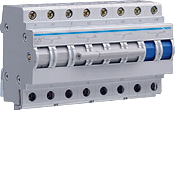 4 pole Changeoverswitch 63A I-0-II image 1