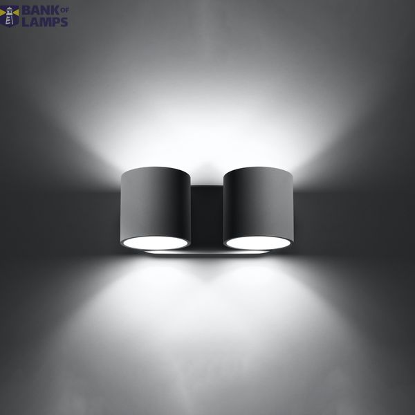 WALL LAMP ORBIS 2 GREY G9 2X40W IP20 image 3