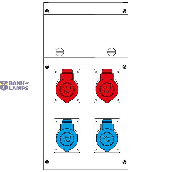 WALL BOX 1 SOCKET TYPE 2 image 1
