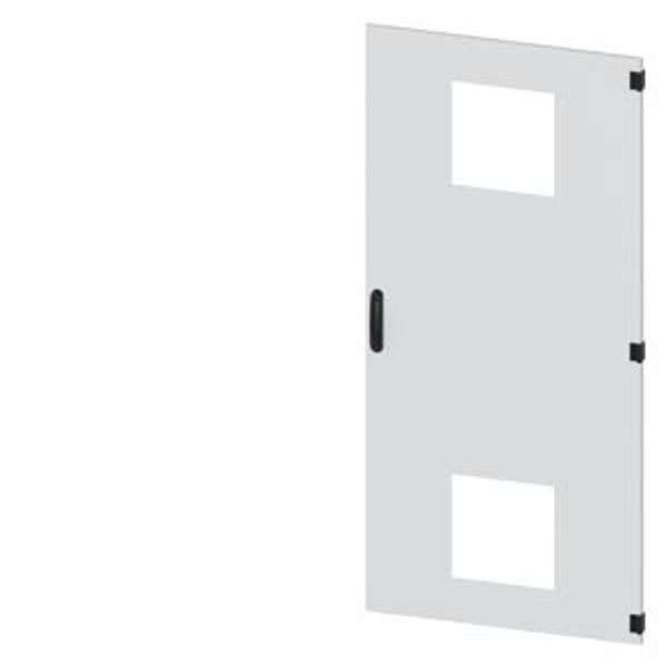 SIVACON, door, right, with cutout for filter fan, with ventilation openings image 1