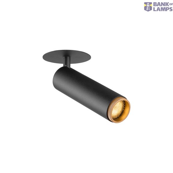 GRIP! M,  recessed CL, PHASE, 3000K, 42ø, IP20, cyl, bl/gold image 1