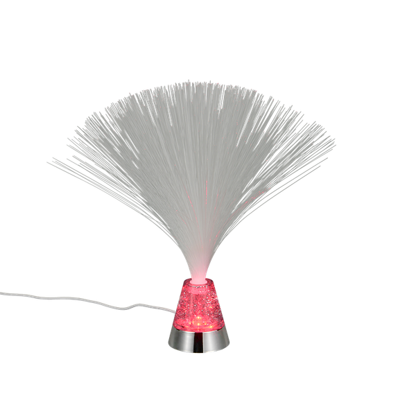 Punk LED table lamp chrome image 1