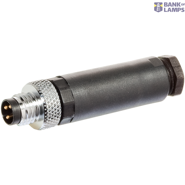 M8 female 0° A-cod. screw terminal 4-pol., 0,14 - 0.5mm², 2,5 - 5mm image 2