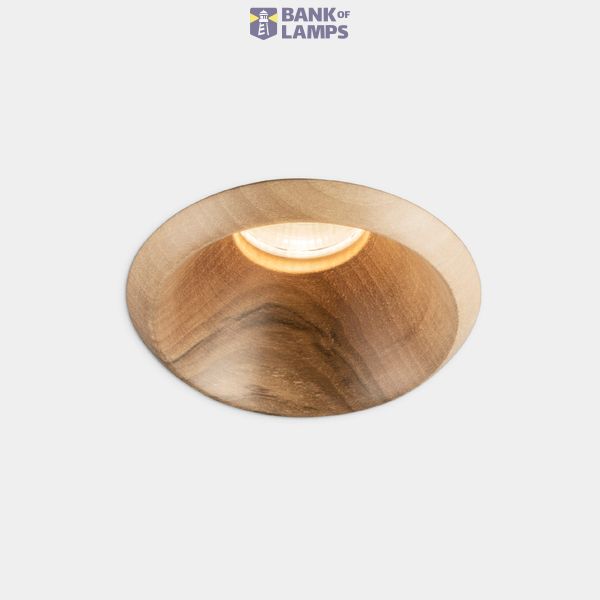 Downlight Play Raw Walnut 12.5W TW 2700K-6500K CRI 90 46.2º DALI DT8 Walnut wood IP54 1054lm image 1