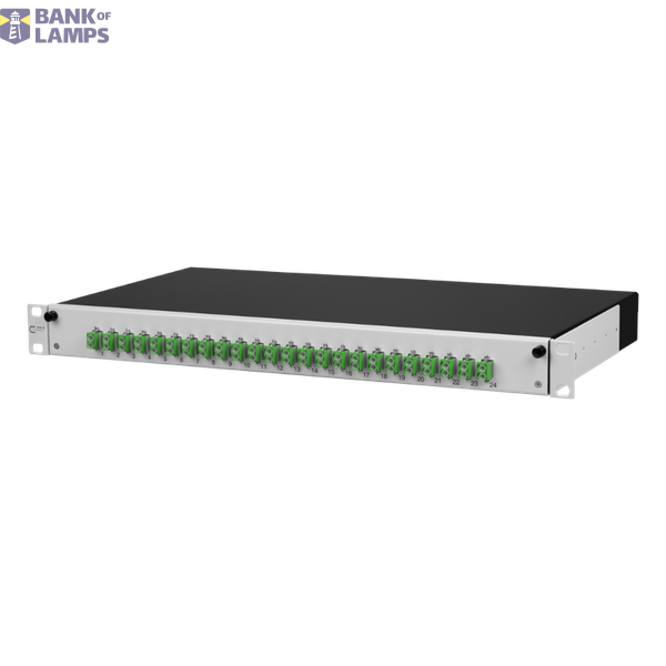 OpDAT slide patch panel splice 24xLC-D APC OS2 image 3