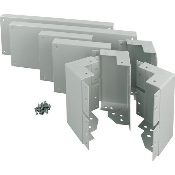XAP020408 Plinth, HxWxD=200x425x800mm, grey image 3