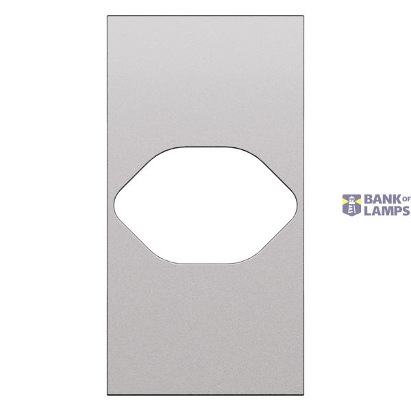 L.NOW - CH SOCKET COVER 2M STEEL image 1