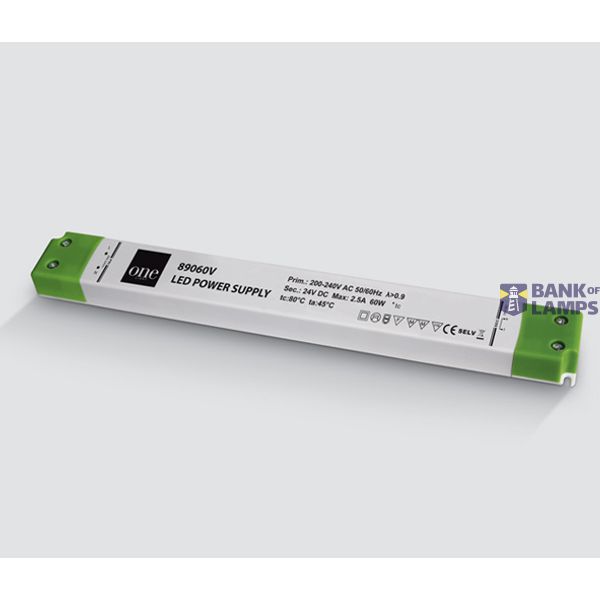 DRIVER 24V DC 60W IP20 230V image 1