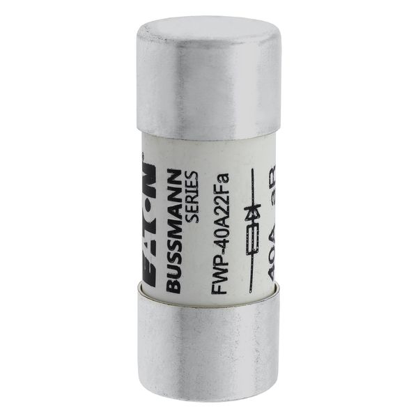 Fuse-link, high speed, 40 A, AC 700 V, 22 x 58 mm, aR, UL image 16
