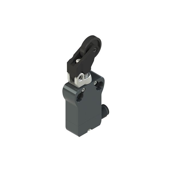 Modular prewired switch with adjustable offset roller lever image 1