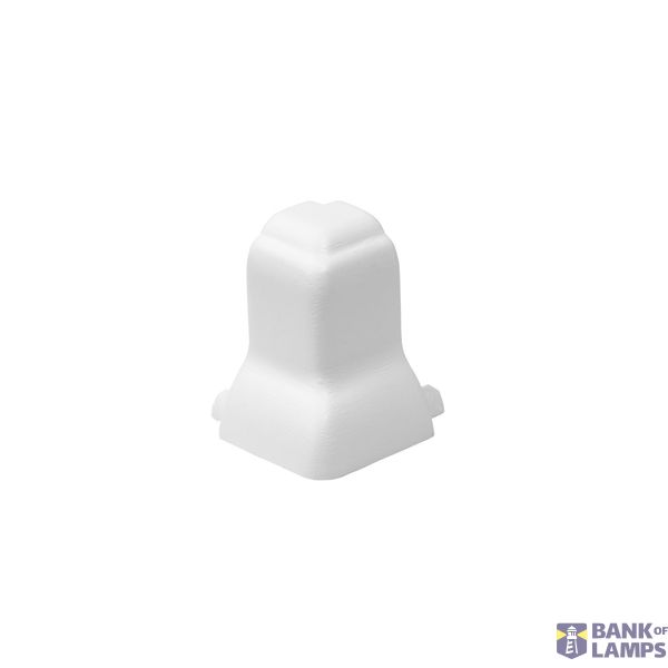 GLENOS corner connector OUTSIDE, 90°, for Alu Profile, white image 1