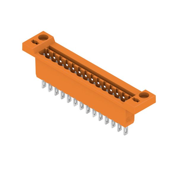 PCB plug-in connector, male header, 5.08 mm, Number of poles: 14, 180°, Flat-blade connection, Solder connection, Box image 4