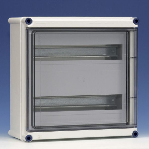 Encl. with hinged cover and top head rail image 3