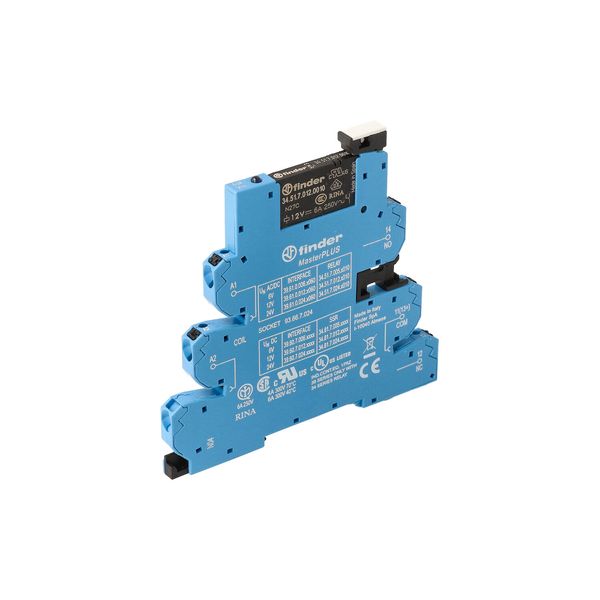 Rel. interface EMR MasterPLUS Push-IN.6,2mm.1CO 6A/125VUC, AgNi (39.61.0.125.0060) image 5