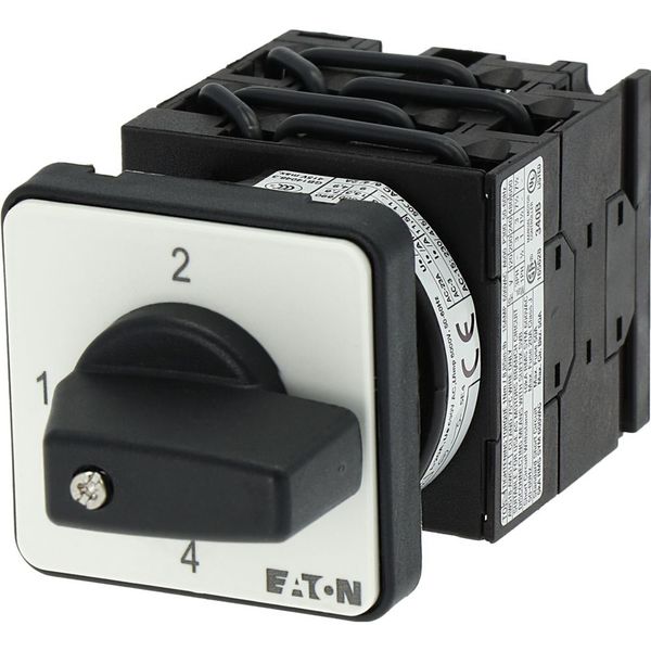 T0-4-15056/E Step switches, T0, 20 A, flush mounting, 4 contact unit(s), Contacts: 8, 90 °, maintained, Without 0 (Off) position, 1-4, Design number 15056 image 14