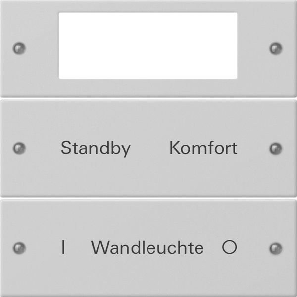 rocker set 2-g Plus inscr. System 55 grey m(lac.) image 1