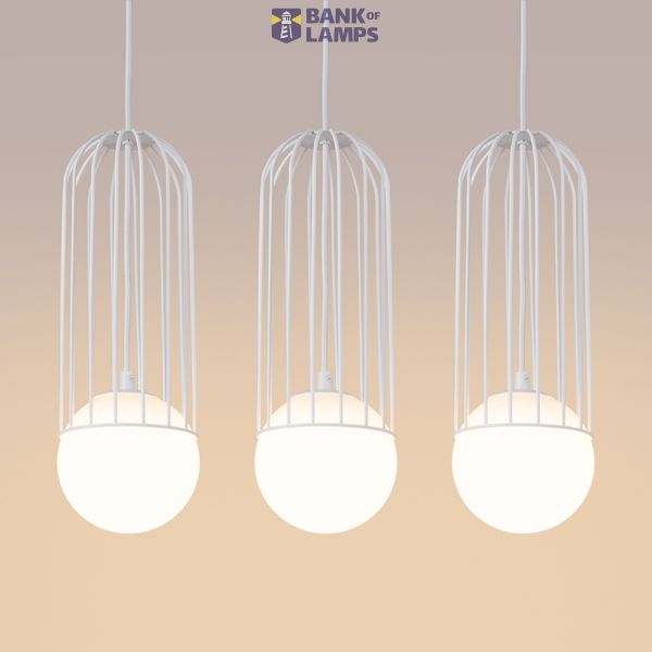 Pendant lamp BRINA 3L  white image 4