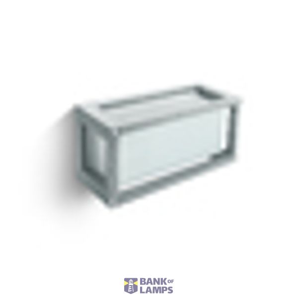 GREY E27 12W WALL LIGHT IP54 image 2