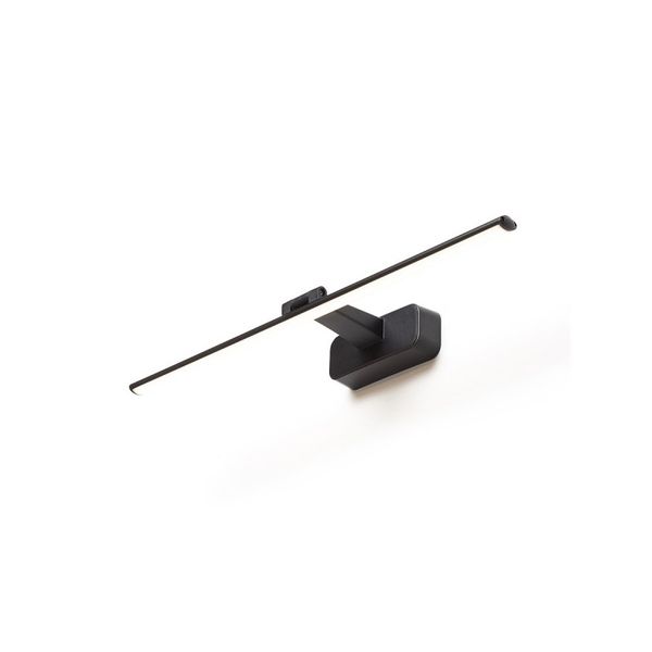 ALISA 60 wall matte black plastic 230V LED 12W 3000K image 1