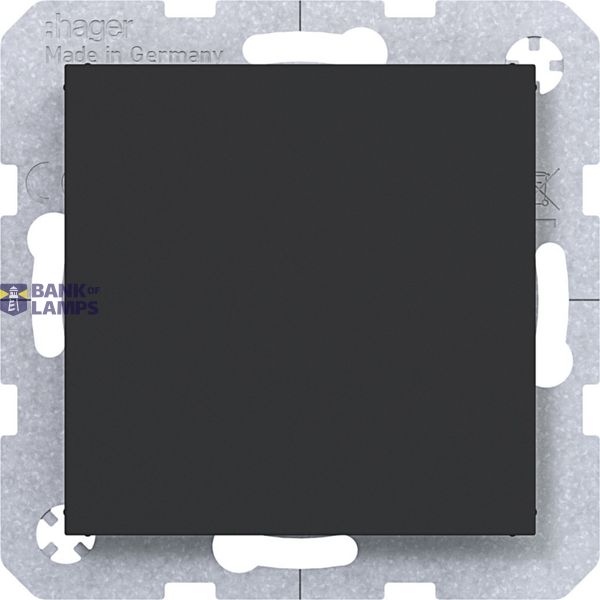 Cabinet with center plate, A.x/C.x, night black mat image 1