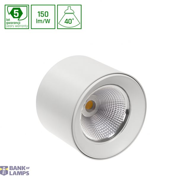 CEL ZOSMA 3 ROUND 840 19W 230V 40DEG White DIM image 1