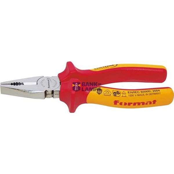 Combination pliers 180mm VDE FORMAT image 1