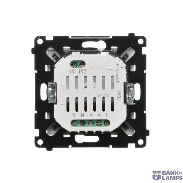 Single loudspeaker socket outlet, (module), Simon 24, IP20, black matt image 1