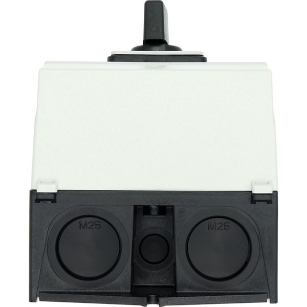 T3-2-8400/I2 Reversing switches, T3, 32 A, surface mounting, 2 contact unit(s), Contacts: 4, 45 °, maintained, With 0 (Off) position, 1-0-2, Design number 8400 image 17