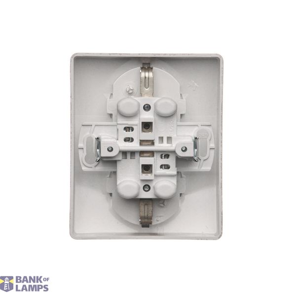 Double intermediate switch, 10AX, light gray matt image 1