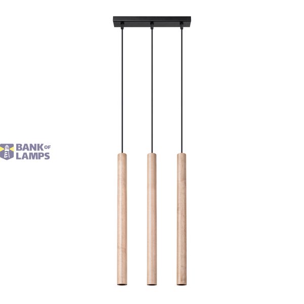 PASTELO 3L WOOD HANGING LAMP G9 3X8W IP20 image 3