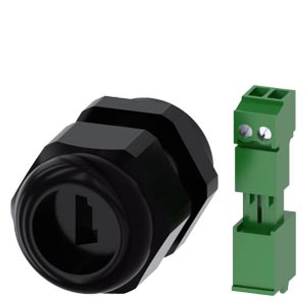 Metric M25 cable gland for AS-i, for enclosure with 4-6 command points image 1