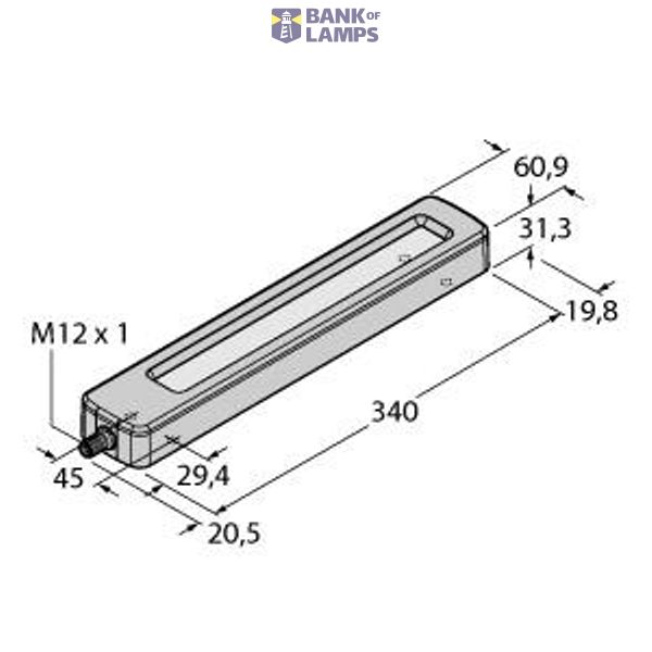 LED Linear Light In the Metal Housing   WLC60XW340SSQ image 2
