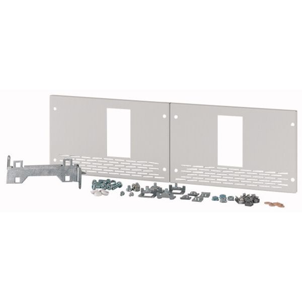 XMN140606C-BF-2 Front plate, 2xNZM1, Butterfly, fixed version, W=600mm image 1